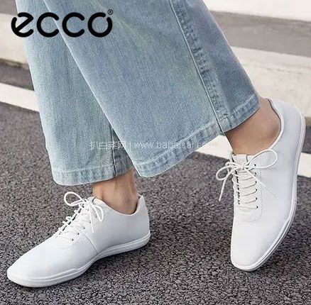 ECCO 爱步 Simpil简约系列 女士简约牛皮平底板鞋，免费直邮含税到手￥404.86