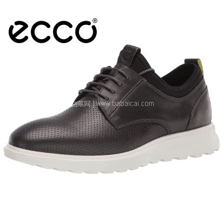 亚马逊海外购：ECCO 爱步 Cs20 Hybrid 男士真皮休闲鞋，免费直邮含税到手￥554.5