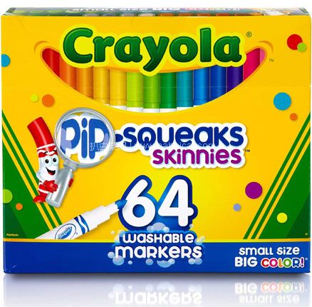 亚马逊海外购：Crayola 绘儿乐 可洗记号笔 64支  凑单到手约￥65.84
