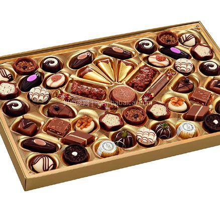 亚马逊海外购：Lindt 瑞士莲 Pralinen Hochfein 多口味巧克力礼盒 50颗 500g，直邮含税到手新低￥178