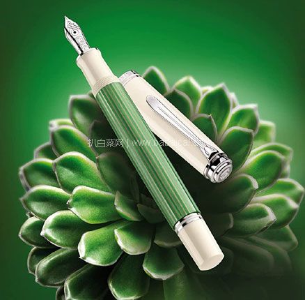 亚马逊海外购：Pelikan 百利金 Souveran帝王系列 M605 14K金笔尖钢笔 F尖 绿白条，直邮含税到手￥1766.25