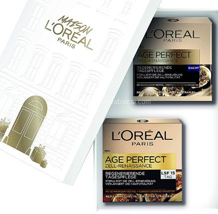 亚马逊海外购：L’Oréal Paris 欧莱雅 age perfect金致臻颜松露奢养细胞修复套装，直邮含税到手￥168.02
