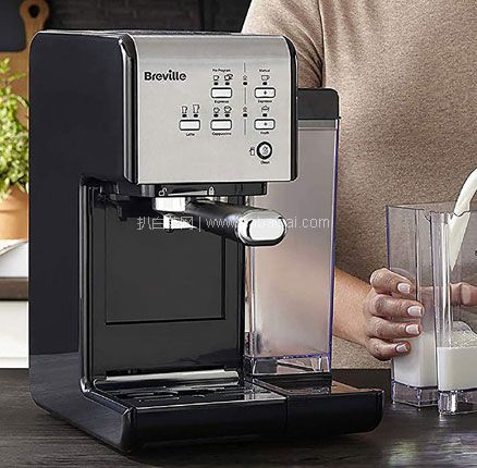 亚马逊海外购：Breville 铂富 VCF107 一键式咖啡机，免费直邮含税到手史低￥1194.1