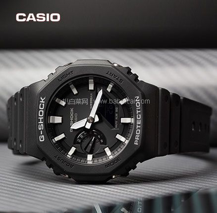 亚马逊海外购：CASIO 卡西欧 G-SHOCK系列 GA-2100-1AER 运动手表 ，免费直邮含税到手新低￥575