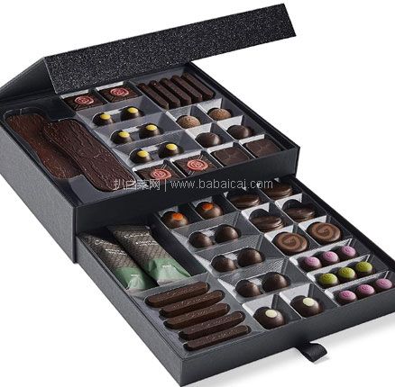 亚马逊海外购：英国高端巧克力品牌 Hotel Chocolat 黑巧克力礼盒540g，免费直邮含税到手￥399.78