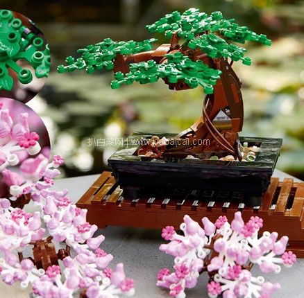 亚马逊海外购：LEGO 乐高 植物收藏系列10281 盆景树，直邮含税到手新低￥330