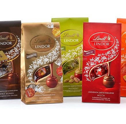 亚马逊海外购：Lindt & Sprüngli 瑞士莲 7种口味巧克力套装 136g*7袋 到手￥271.75
