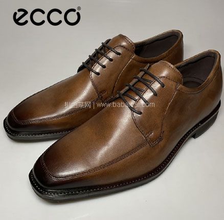 亚马逊海外购：ECCO 爱步 Calcan 卡尔翰 男士方头系带牛津鞋，免费直邮含税到手￥513.64