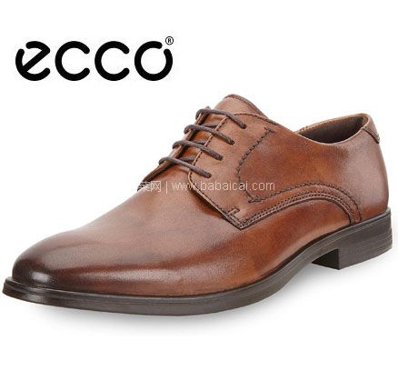亚马逊海外购：再降！英亚销量第一，ECCO 爱步 Melbourne 墨本系列 男士真皮正装鞋，免费直邮含税到手￥382.46