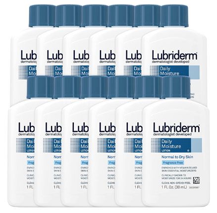 亚马逊海外购：Lubriderm 身体保湿乳 无香 30ml*12瓶 到手约￥145.2
