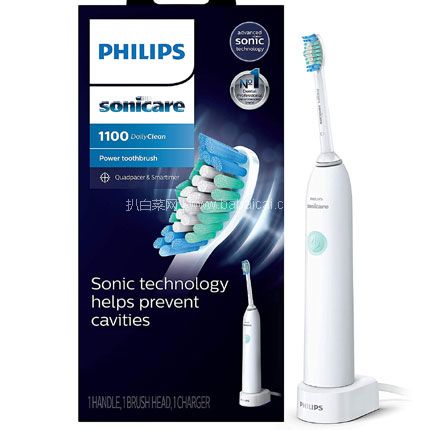 亚马逊海外购：小降！Philips飞利浦 Sonicare DailyClean 1100 电动牙刷 HX3411/04，到手约￥129.2