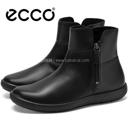 亚马逊海外购：ECCO 爱步 Chase II 追求II系列 女士 防泼水短靴，直邮含税到手新低￥529.64