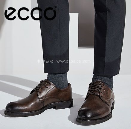 亚马逊海外购：ECCO 爱步   Vitrus III 唯图系列 男士真皮牛津鞋 ，免费直邮含税到手￥465.29，同款天猫券后￥1999