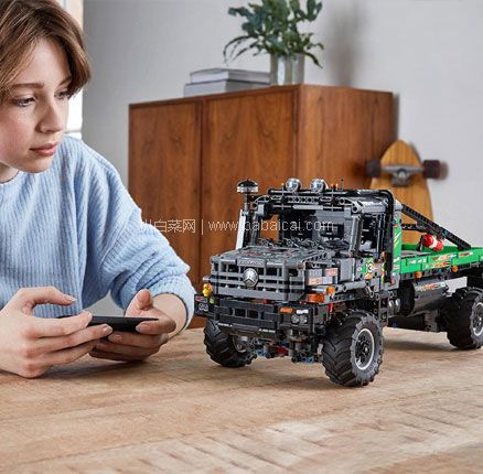 亚马逊海外购：LEGO 乐高 科技系列 42129 4×4梅赛德斯奔驰 Zetros越野卡车，免费直邮含税到手新低￥1369.69