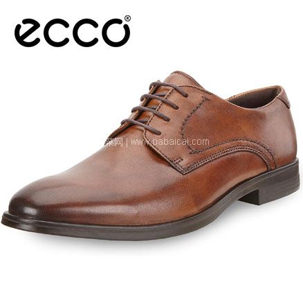 亚马逊海外购：销量第一，ECCO 爱步 Melbourne 墨本系列 男士真皮正装鞋，直邮含税到手史低￥388.17