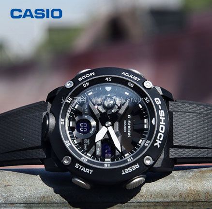 亚马逊海外购：Casio 卡西欧 G-Shock系列 GA-2000S-1AER 运动防水男表，直邮含税到手￥611.97