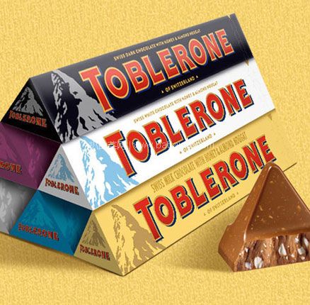 天猫商城：原装进口 Toblerone 瑞士三角 巧克力 100g*4盒 券后￥39.9元包邮，折合￥9.9/条
