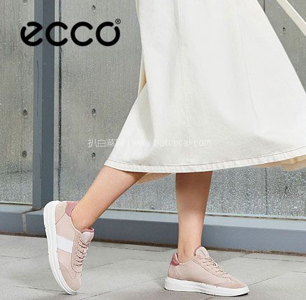 亚马逊海外购：ECCO 爱步Soft X 柔酷X 女士拼色运动休闲板鞋，免费直邮 