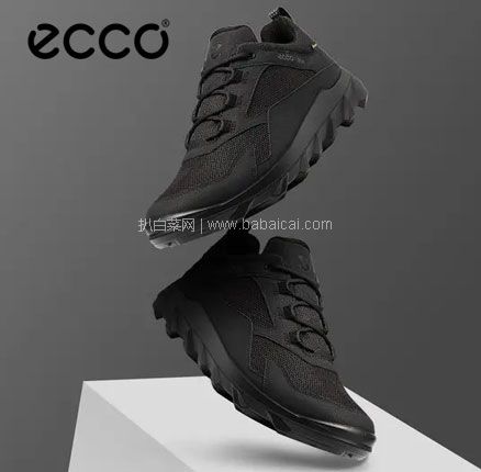 亚马逊海外购：ECCO 爱步 Mx Hiking 驱动系列 男士GTX防水防滑跑步鞋  44码，免费直邮含税到手￥509.56