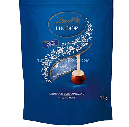 亚马逊海外购：Lindt 瑞士莲 Lindor 奶油巧克力球 约80颗 凑单到手约￥127.65