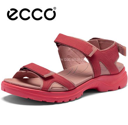 亚马逊海外购：ECCO 爱步 女士魔术贴缓震沙滩凉鞋 越野 多色多码，直邮含税到手￥384.09