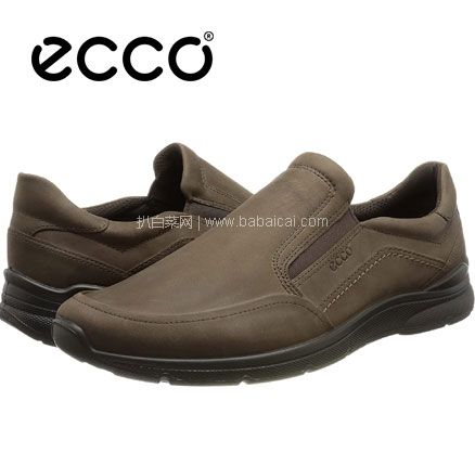 亚马逊海外购：ECCO 爱步 Irving 欧文系列 男士真皮一脚蹬休闲鞋，直邮含税到手￥436.36