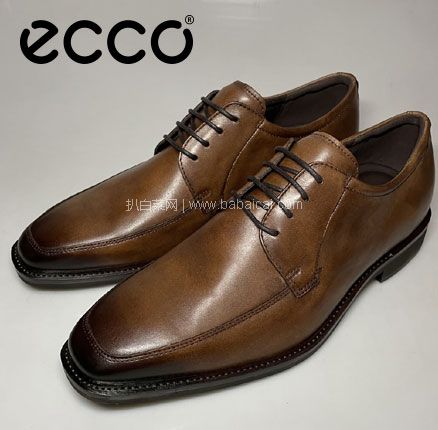 亚马逊海外购：ECCO 爱步 Calcan 卡尔翰 男士方头系带牛津鞋，直邮含税到手新低￥448.5