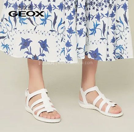 亚马逊海外购：GEOX 健乐士 D Vega B 女士平底沙滩凉鞋 ，免费直邮含税到手￥317.47