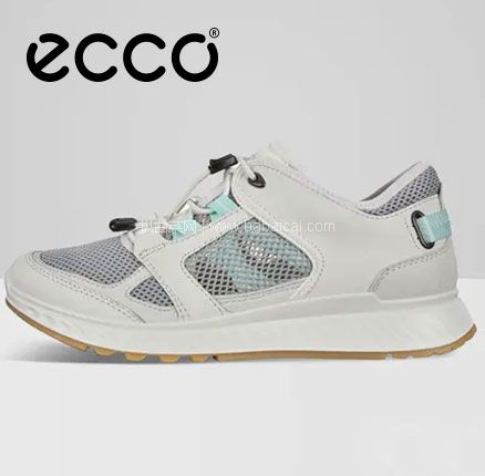 亚马逊海外购：ECCO 爱步  Exostride W系列 女士 舒适透气系带运动鞋，直邮含税到手新低￥440.28