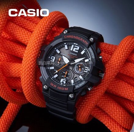 亚马逊海外购：CASIO 卡西欧 大众指针系列 MCW-100H-4A 男士运动腕表，直邮含税到手￥282.42