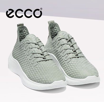 亚马逊海外购：ECCO 爱步 Therap悦动 男士设计感透气休闲鞋，直邮含税到手￥487.9