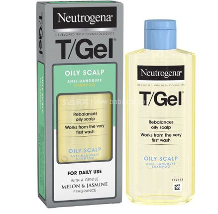 新低好价！Neutrogena 露得清  油性头皮及发质适用 T/Gel去屑洗发水 250ml 到手约￥57.51