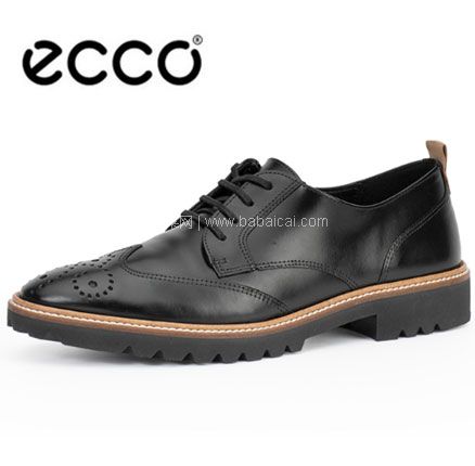 亚马逊海外购：ECCO 爱步 Incise英姿系列 女士 英伦系带真皮鞋，直邮含税到手￥481.17