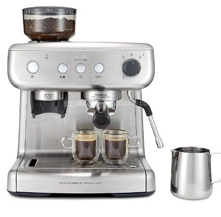 Breville 铂富 VCF126X Barista Max 半自动咖啡机 2.8L，免费直邮含税到手￥2705.78