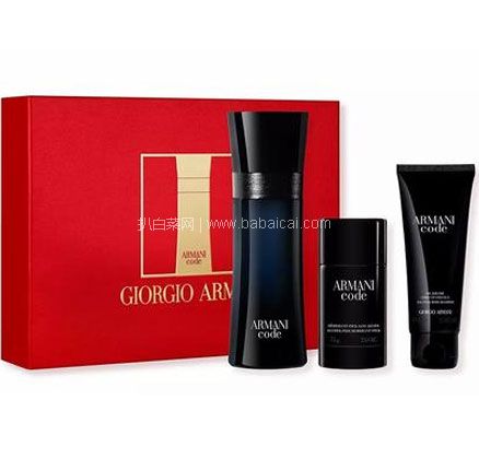西班牙Perfume’s Club官网：GIORGIO ARMANI 阿玛尼 密码男士淡香水套装 限定版 77折€93.75，一件直邮含税到手约￥645元