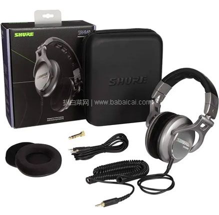 亚马逊海外购：Shure 舒尔 SRH940 头戴式参考级录音室耳机，免费直邮含税到手￥1421.68