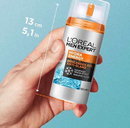 亚马逊海外购：L’Oréal Paris 欧莱雅 Men Expert Hydra Energy 男士劲能保湿霜 100ml  直邮含税到手约￥80.59
