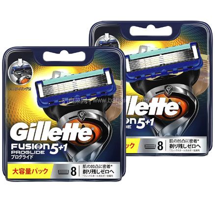 亚马逊海外购：Gillette 吉列 Fusion 5 ProGlide 锋隐致顺16刀头，免费直邮含税到手 新低￥232元