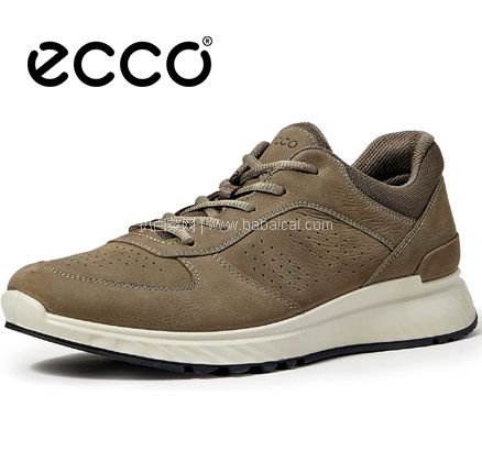 亚马逊海外购：ECCO 爱步 Exostride M 男士系带运动鞋 多码好价，直邮含税到手￥528.64