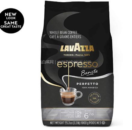 亚马逊海外购：意大利原产 LAVAZZA 乐维萨 中度烘焙 意式浓缩咖啡粉 1kg，直邮含税到手￥175元