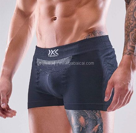 亚马逊海外购：销量第一！X-Bionic Energizer4.0 激能系列 男士平角运动短裤/压缩内裤，直邮含税到手￥196.67