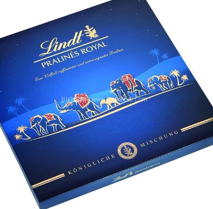 亚马逊海外购：Lindt 瑞士莲 Pralines Royal 21种口味巧克力礼盒 500g，含税直邮到手￥172.42