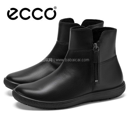 亚马逊海外购：ECCO 爱步 Chase II 系列 女士Hydromax 防泼水牛皮短靴，直邮含税到手￥550.3