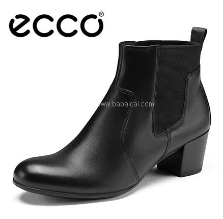 亚马逊海外购：ECCO 爱步 Shape 35 型塑系列 女士短筒切尔西靴，直邮含税到手￥620.94