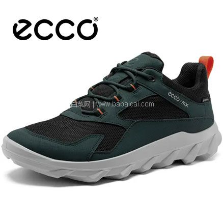 亚马逊海外购：ECCO 爱步 Mx Hiking 驱动系列 男士GTX防水防滑跑步鞋   多码，直邮含税到手￥531.44
