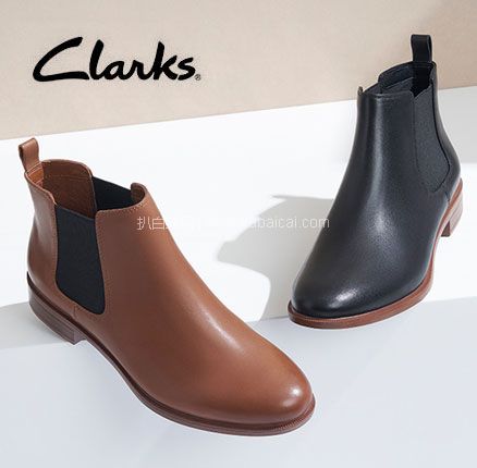 亚马逊海外购：Clarks Damen Taylor Shine Chelsea Boots 其乐 女士 真皮切尔西靴，直邮含税到手￥326.34