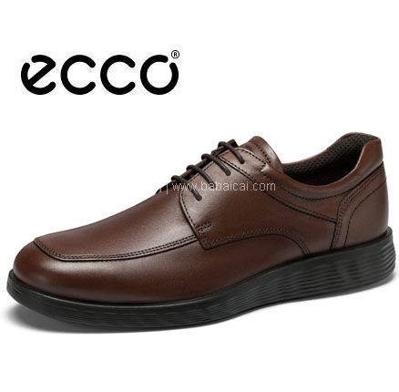 亚马逊海外购：ECCO 爱步 S Lite Hybrid 轻巧混合 男士舒适通勤德比鞋 UK10.5码，直邮含税到手新低￥529.06