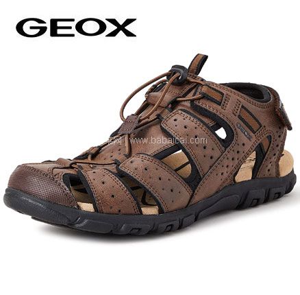 GEOX 健乐士 UOMO SANDAL STRAD 男士镂空透气罗马凉鞋，直邮含税到手￥357.68