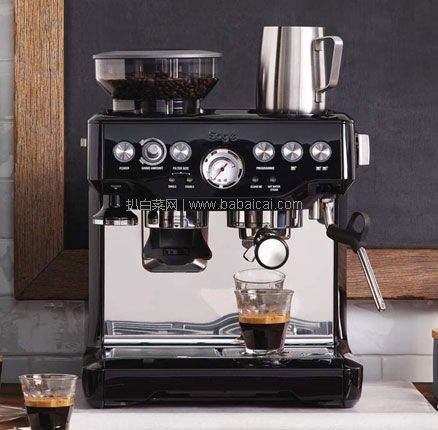 性价比很高！Sage SES875 带磨豆器 半自动咖啡机 1700W，直邮含税到手￥3566.37