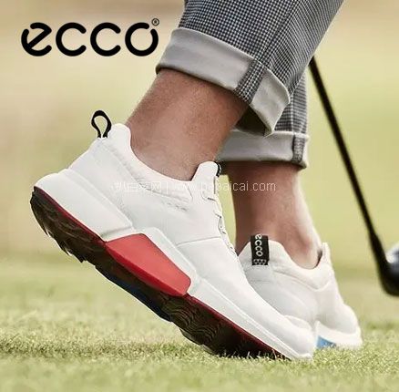 ECCO 爱步 Golf Biom H4高尔夫健步系列 男士Gore-Tex 防水高尔夫运动鞋（原价$220），直邮含税到手￥732.13